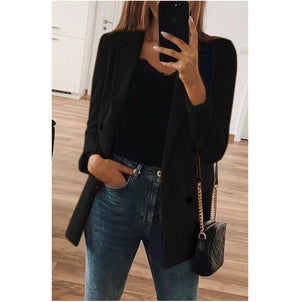 Womens Jacket Autumn Winter Office Ladies Clothes Long Sleeve OL Coat feminino Eleagnt veste femme vintage Classic Streetwear